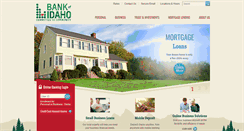 Desktop Screenshot of bankofidaho.com